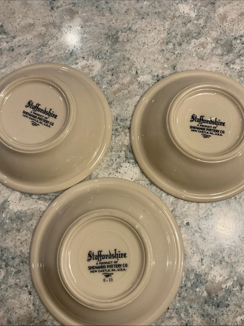 Shenango China Mini Bowls Set of 3